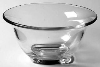 Heisey Cabochon Clear Mayonnaise Bowl, Bowl Only   Stem #6091, Plain