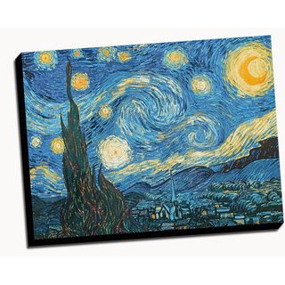Starry Night Van Gogh Canvas Wall Art