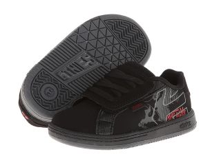 etnies Kids Metal Mulisha Fader Boys Shoes (Black)