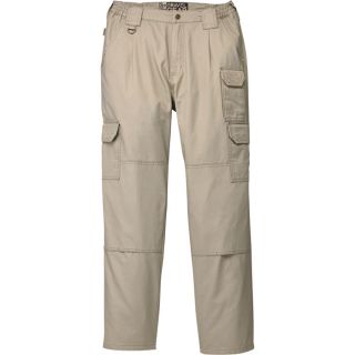 Gravel Gear 7 Pocket Tactical Pant with Teflon   Khaki, 44 Inch Waist x 32 Inch