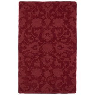 Trends Red Classic Wool Rug (80 X 110)