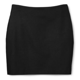 Merona Womens Woven Mini Skirt   Black   18