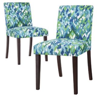Skyline Dining Chair Uptown Dining Chair Set of 2   Ikat Mix