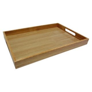 Rubberwood Handled Serve Platter
