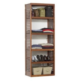 Standalone Deluxe Storage Tower   Red Mahogany