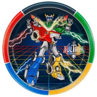 Voltron Force Dinner Plates