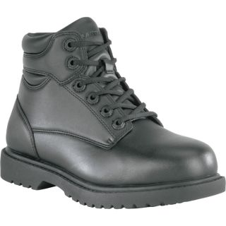 Grabbers Kilo 6In. Steel Toe EH Work Boot   Black, Size 9 Wide, Model G0019