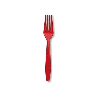 Classic Red (Red) Forks