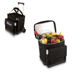 Picnic Time Black New England Patriots Cellar With Trolley
