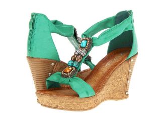 PATRIZIA Pegasus Womens Wedge Shoes (Green)