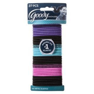 Goody Ouchless 37 Count Elastics   Black/Purple