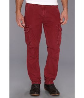 True Religion Anthony Big Twill Cargo Pant Twill Mens Casual Pants (Red)