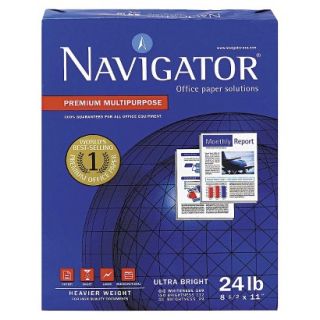 Navigator Premium Multipurpose Paper, 99 Brightness, 24 lb   White (5000 Per
