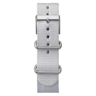 Timex Weekender Full Size Slip Thru Replacement 20mm Strap   Grey   T7B991TG