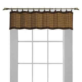 Versailles Bamboo Ring Top Window Valance   Colonial (48x12)