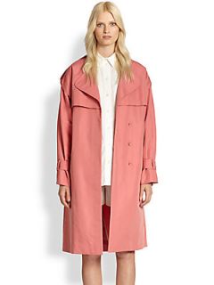 Chloe Cotton & Silk Trenchcoat   Pink Island