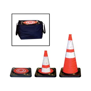 Dicke Collapsible Safety Cones   5 Pack, 28 Inch H., Model CC5B