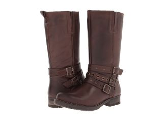 Eric Michael Cienna Womens Zip Boots (Brown)