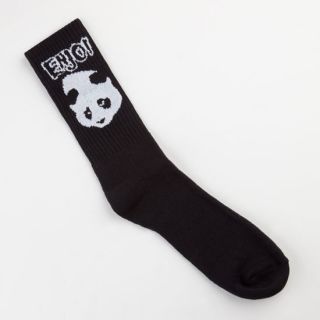 American Socko Mens Crew Socks Black One Size For Men 239374100
