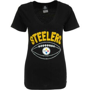 Pittsburgh Steelers 5th & Ocean NFL Womens Baby Jersey Football T Shirt