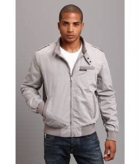 Members Only Iconic Racer Jacket Mens Coat (Gray)