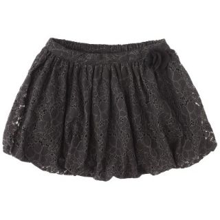 Cherokee Infant Toddler Girls Lace Bubble Skirt   Black 5T