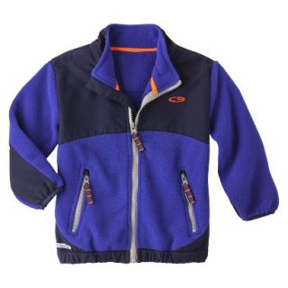 C9 by Champion Infant Toddler Boys Everyday Fleece Jacket   Blue Dream 12 M