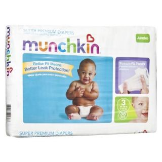 Munchkin Super Premium Diapers Jumbo Pack   Size 3 (36 Count)
