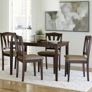 Mansfield 5 pc. Dining Set, Espresso (Dark Brown)