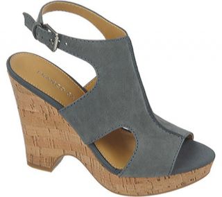 Womens Franco Sarto Glamour   Jeans L.Nubuck Leather Platform Shoes