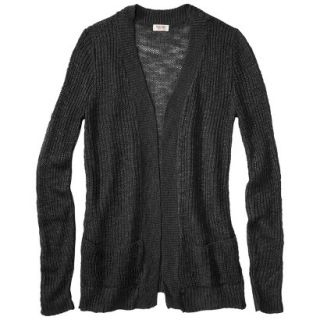 Mossimo Supply Co. Juniors Open Front Cardigan   Black XS(1)