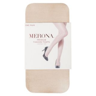 Merona Womens Control Top Sheer Tights   Light Sparkle Nude M/L