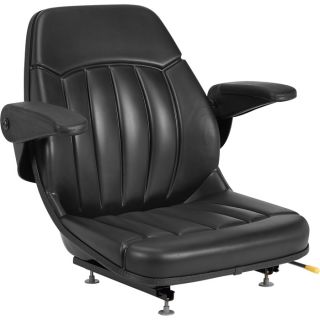 Michigan Seat All Weather Seat with Armrests   Black, Model V 930