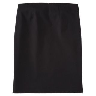 Merona Womens Plus Size Classic Pencil Skirt   Black 22W