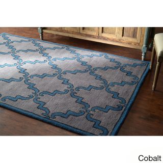 Nuloom Handmade Luna Marrakesh Trellis Wool Rug (76 X 96)