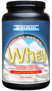 MRM   100% All Natural Whey Rich Vanilla   2.02 lbs.