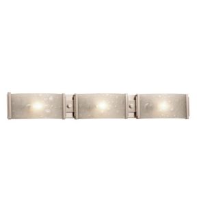 Cirrus 3 Light Bathroom Vanity Lights in Satin Nickel 5093SN