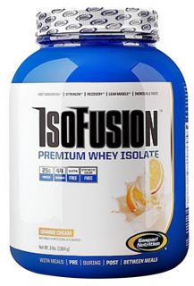 Gaspari Nutrition   IsoFusion Premium Whey Isolate Orange Cream   3 lbs.