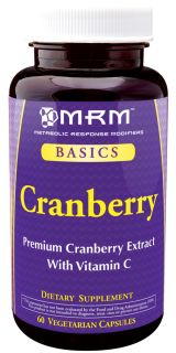 MRM   Cranberry   60 Vegetarian Capsules