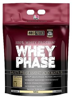 4 Dimension Nutrition   100% Whey Protein Whey Phase Vanilla   10 lbs.