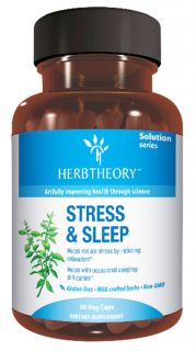 HerbTheory   Solution Series Stress & Sleep   90 Vegetarian Capsules