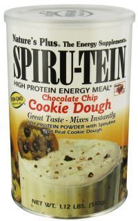 Natures Plus   Spiru Tein High Protein Energy Cookie Dough   1.12 lbs.