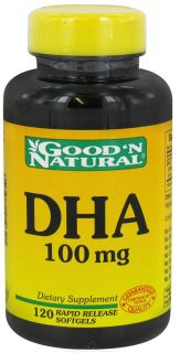Good N Natural   DHA Rapid Release 100 mg.   120 Softgels