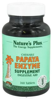 Natures Plus   Papaya Enzyme   360 Chewable Tablets