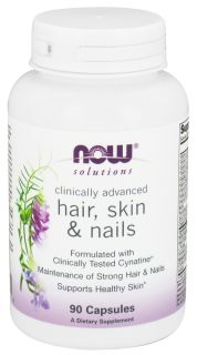NOW Foods   Hair, Skin & Nails Clinically Advanced   90 Capsules