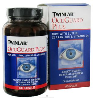 Twinlab   OcuGuard Plus Advanced Vitamin & Antioxidant Supplement For The Eyes   120 Capsules