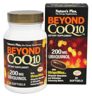 Natures Plus   Beyond CoQ10 Ubiquinol 200 mg.   30 Softgels