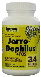 Jarrow Formulas   Jarro Dophilus + FOS   200 Capsules
