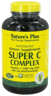 Natures Plus   Super C Complex Antioxidant   180 Vegetarian Capsules