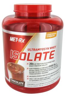 MET Rx   Ultramyosyn Whey Isolate Chocolate   5 lbs.